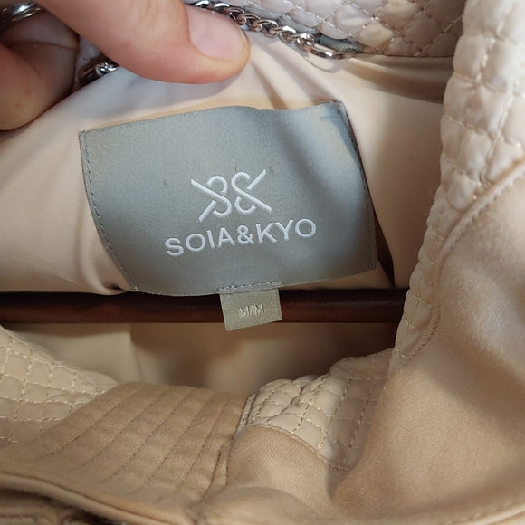 Soia & Kyo Cream Jacket,M - Picture 2 of 8